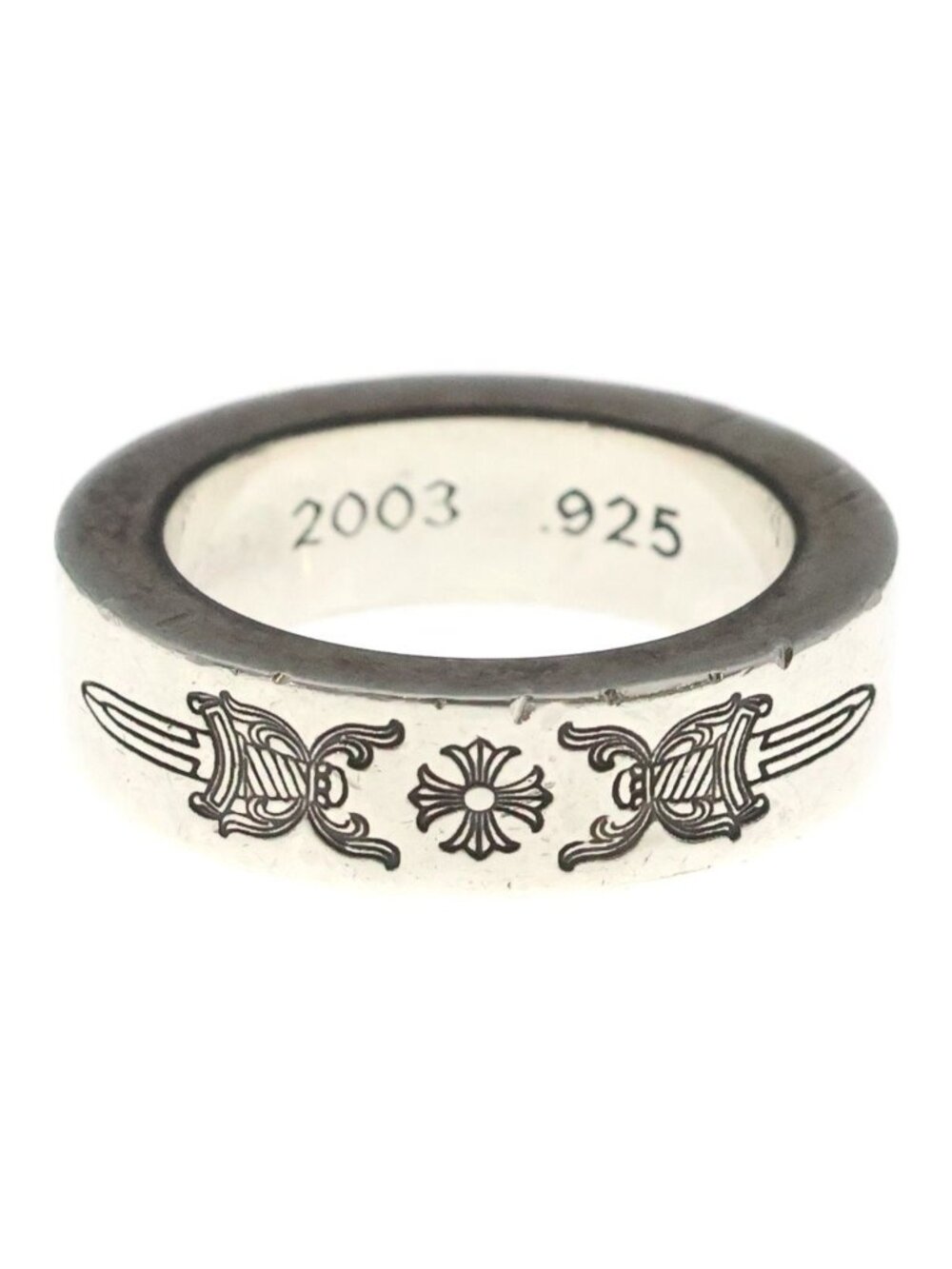Chrome Hearts Spacer Dagger Ring Silver